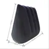 Almofada inflável triangular Tapete inflável triangular aveludado Almofada de suporte lombar portátil para viagens ao ar livre Almofada Almofada de cochilo