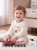 Mameluco para bebé para primavera, otoño e invierno, traje de gateo cálido de tres capas para recién nacidos, mameluco con acolchado y grosor extra para dormir