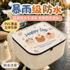 Cubierta de Sombrilla para Cesta de Bicicleta Eléctrica Bolsa Colgante Cesta Interior Cubierta de Lluvia para Batería Organizador de Almacenamiento Bolsa de Almacenamiento Impermeable