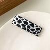 Pinza BB de cuadros blancos y negros estilo coreano, pinza sencilla y moderna para flequillo, pinza lateral, moda de estampado de leopardo, pinza para la parte posterior de la cabeza, horquilla que combina con todo