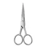 Tesoura de Beleza de Aço Inoxidável, Tesoura Pequena para Linha de Bordado, Tesoura para Aparar Sobrancelhas, Tesoura para Pelos do Nariz, Tesoura para Barba, Ferramentas de Maquiagem Domésticas, Portátil