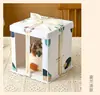 Caja de embalaje transparente para pastel de cumpleaños 6 4 pulgadas 4 seis ocho ocho diez 10 elevación 12 cintura sellar caja de embalaje naranja