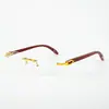 Gafas de Sol de Madera para Hombre, Gafas de Sol sin Marco de Madera Natural para Mujer, Gafas de Sol Cuadradas Tendencia de Moda Europea y Americana 1
