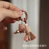 Oso Original de Ciprés Rojo con Colgante de Cocinero para Colgar en Bolsa Colgante de Teléfono Móvil Colgante de Llave Accesorios de Joyería de Moda S