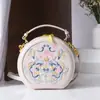 Bolsas Bordadas Transfronteiriças para Mulheres, Nova Bolsa Transversal Estilo Chinês 2026, Bolsa Redonda Pequena Bordada Estilo Chinês, Bolsa de Mão e Bolsa de Ombro