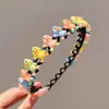 Diadema de dibujos animados para niños más vendida, diadema trenzada para mujer, pinza para el pelo, accesorio para el pelo, adorno para el pelo, herramienta de peinado