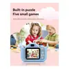 1 Juego Color: Material Rosa: Carcasa de Silicona para Cámara Infantil con Forma de Gato Lindo, ABS+Silicona, con Cámara Dual