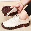Novedad Primavera/Verano 2026 Zapatos Tipo Mom con Cordones para Pies Anchos, Suela Suave, Parte Superior Suave, Talla Grande, Comercio Transfronterizo