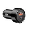 Carregador de carro QC3.0 cabeça de carregamento rápido 38w isqueiro de carro porta dupla carregamento rápido PD20w carregador de telefone celular