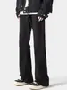 Jeans Lavado Novo de Outono Masculino Streetwear Estilo Retro Americano Slim Fit Reto Casual Calças Longas Masculinas