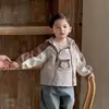 Jaqueta Masculina Estilo Coreano 2026 Primavera Nova Desenho Animado Versátil Corta-vento para Bebês e Crianças Pequenas, Atacado a partir de Duas Peças