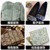 Exclusivo Transfronteiriço 1,3/1,5/2cm Pedra Strass Renda Tiras Adesivas Hotfix DIY Roupa Sapato Bolsa Corrente de Strass
