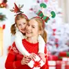 Decoraciones para Fiesta de Navidad Reno Navideño de Dibujos Animados Sombrero Navideño Estéreo Diadema Año Nuevo Gorro para Regalo de Niños