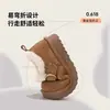 Sapatos de Algodão Grossos de Inverno 2026 para Crianças Grandes, Botas de Neve para Meninas, Sapatos Peludos Estilo Birkenstock, Sapatos de Algodão Antiderrapantes para Bebês, Para Meninos