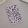 Caderno espiral A7 caderno portátil para alunos do ensino fundamental para memorizar palavras caderno caderno espiral estampa de leopardo livro de bolso