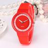 AliExpress Relógio Explosivo Silicone Relógio de Quartzo Coreano Estudante Escala Simples Moda Feminino Cor de Doce Relógio de Moda