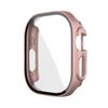 Adequado para Capas de Apple Watch 12/11/10/9, Capa Protetora para Applewatch Ultra com Película de Vidro Integrada