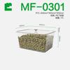 [Yikou] Caja de Almacenamiento Transparente de Gelatina de Pescado y Medicina Herbal con Tapa, Caja Sellada Engrosada, Almacenamiento a Prueba de Humedad, Material para Mascotas