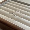 Anillo de Plata Esterlina S925 con Abertura de Plata Lisa para Mujer Moda Japonesa y Coreana Minimalista Viento Frío Rojo de Internet Anillo de Estudiante Suministro Directo de Fábrica