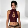 26 Tops de Malla Sexy Transparentes de Encaje para Chica Caliente, Malla Transparente para Discoteca, Versátiles, En Stock, Mayorista, Tops Ajustados, Chalecos