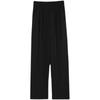 Pantalones de traje finos de cintura alta, drapeados, de talla grande, para chica gordita, pantalones de pierna ancha, diseño de nicho, pantalones casuales sueltos para niños de verano