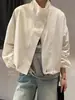 Jaqueta Cropped Vermelha Estilo Coreano com Gola Alta Oversized Feminina Chegadas da Primavera 2026 Jaqueta Casual Petite Top