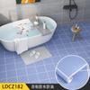 Pegatinas autoadhesivas de PVC para suelo de cocina y baño, pegatinas para azulejos de inodoro, papel tapiz DIY, impermeables, a prueba de humedad y antideslizantes.