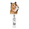 Insignia de Gato con Emoticono Insignia de Identificación de Animal Retráctil Carrete Acrílico Insignia de Perro Retráctil Nuevo Estilo Médico