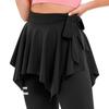 Tela de Nylon con Protección Solar Cubierta de Yoga para Mujer Correr Tirantes Secado Rápido Falda Deportiva Cardigan Exterior Traje Amazon