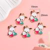 Cartoon Japonês bonito Pacha cão DIY cartoon coelho Yugui Dog Animal liga gota de óleo pingente colar pingente pingente