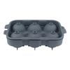 Molde de Hóquei no Gelo de Silicone Spot Grande 6-grade Redondo Whiskey Bola de Hóquei no Gelo Reutilizável Molde de Gelo para Casa