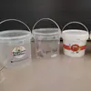 Frasco de Yogur de 1 kg Frasco para Mermelada Miel Fruta Grado Alimenticio Transparente Sellable Imprimible En Stock A Prueba de Fugas