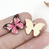 Moda Europeia e Americana Transfronteiriça 20 Pingente de Liga de Borboleta com Gota de Óleo Acessórios Simples para Joias DIY Material Atacado