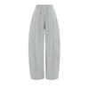 Pantalones Deportivos Blancos Holgados de Estilo Perezoso para Chica Caliente, Verano para Mujer, Delgados, Rectos, de Pierna Ancha, Tipo Cimitarra, Pantalones Casuales al Por Mayor