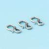 Plata S925 Hebilla S Hebilla de Conexión Anillo Gancho S Accesorios DIY Pulsera Collar Conector Hebilla Cadena Cadena Hebilla Retro Cabeza