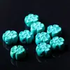 Turquesa Magnetita Cuentas Sueltas Patrón Vintage Corazón de Melocotón Semilla de Maracuyá Tallado Pulsera Cuentas Espaciadoras Accesorios DIY