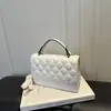 Comercio exterior, transfronterizo, moda casual estilo coreano, nueva colección 2026, con diamantes bordados en patrón, gran capacidad, de un solo hombro, bandolera, bolso cuadrado pequeño