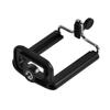 Clipe de Telefone para Sapata Quente e Fria para Selfies e Transmissões ao Vivo, Clipe em Forma de E, Suporte de Telefone Rotativo, Clipe Universal em Forma de U para Telefones e Tablets