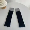Meias de malha de cor sólida para outono e inverno Meias quentes Estilo acadêmico Meias japonesas Spice Girls da moda Amazon