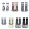Calcetines de yoga de cinco dedos, antideslizantes, profesionales, para mujer, verano, entrenamiento de Pilates, deportes de interior, fitness especializado, longitud hasta la mitad de la pantorrilla