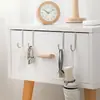 Colgador de gancho de acero inoxidable detrás de la puerta S gancho de cajón de escritorio baño cocina dormitorio colgador de doble gancho venta al por mayor