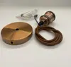 DIYE27 Portalamparas de Araña Vintage Línea Colgante Taza de Lámpara de Aluminio Colgante Línea de Cable de Tornillo Grande Portalamparas Antiguo de Edison
