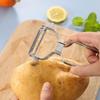 Ralador de Frutas e Vegetais de Aço Inoxidável Espessado Rabanete Gengibre Ralado Pera Cozinha Descascador Batata Pepino Raspador