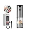 Moedor de Pimenta Recarregável por USB Atacado Transfronteiriço, Moedor Automático Elétrico Doméstico para Tempero de Pimenta Preta
