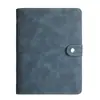 Livro de Orçamento em Dinheiro de Folha Solta A6 Caderno A7 Couro Macio Pu Livro de Contas Manual Capa de Fichário A5 Personalizada em Relevo
