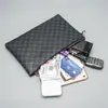 Bolsa de Mão para Comércio Exterior, Bolsa Masculina, Bolsa Envelope Fina Casual, Bolsa para Celular, Bolsa de Mão Clutch de Marca Moderna, Bolsa de Mão Leve