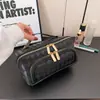 Bolsa de Cosméticos Portátil para Mujer 2026 Nueva Bolsa de Almacenamiento de Cosméticos Partitionada de Gran Capacidad Bolsa de Aseo para Viajes de Negocios