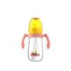 Biberón con Asa, Botella de PP Resistente a Caídas, Botella con Popote de Boca Ancha para Bebés, Artículos de Maternidad e Infantil