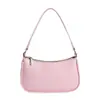 Moda Nova Primavera 2026 Cor Sólida Casual Simples Grande Capacidade Elegante Bolsa de Ombro Transversal Bolsa de Axila Bolsa de Mão