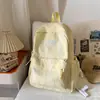 Mochila Escolar para Campus para Mujer, Mochila de Cuadros Simple Estilo Coreano para Estudiantes de Secundaria y Preparatoria, Mochila Casual de Gran Capacidad para Viajes